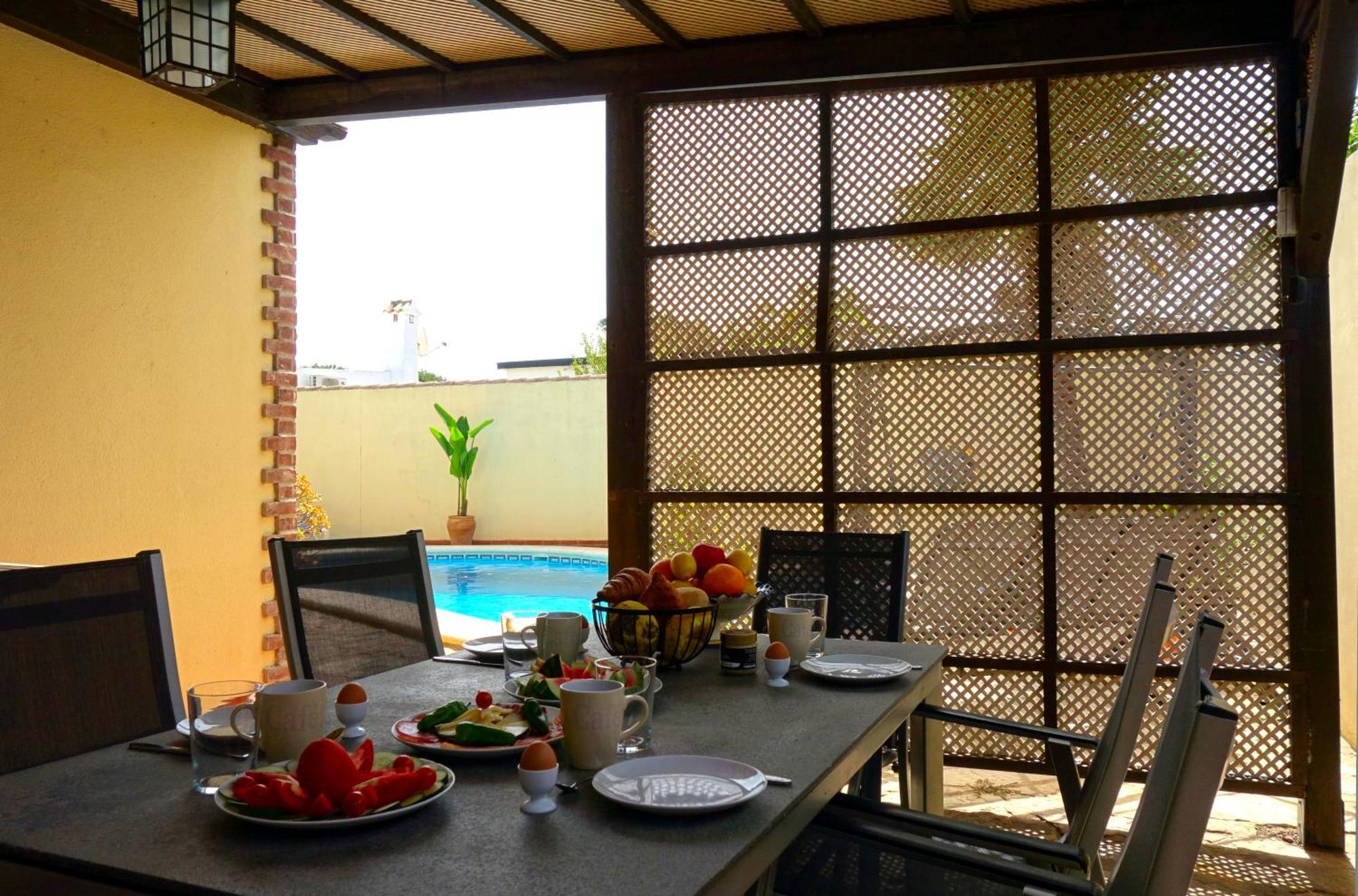 צ'יקלנה דה לה פרונטרה Casa Limon - Ferienhaus - Pool - Klimaanlage - W-Lan מראה חיצוני תמונה